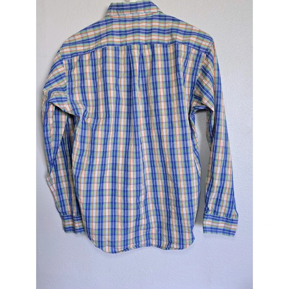 Ralph Lauren Plaid Button‎ Down Long Sleeve Shirt Preppy Casual L(16/18)